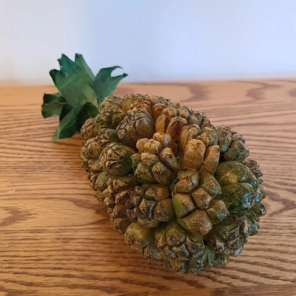 Faux Pineapple Shabby Chic Retro Welcome Hospitality Décor Vintage